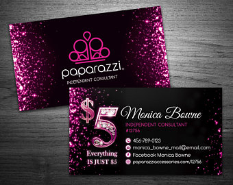paparazzi business cards templates free